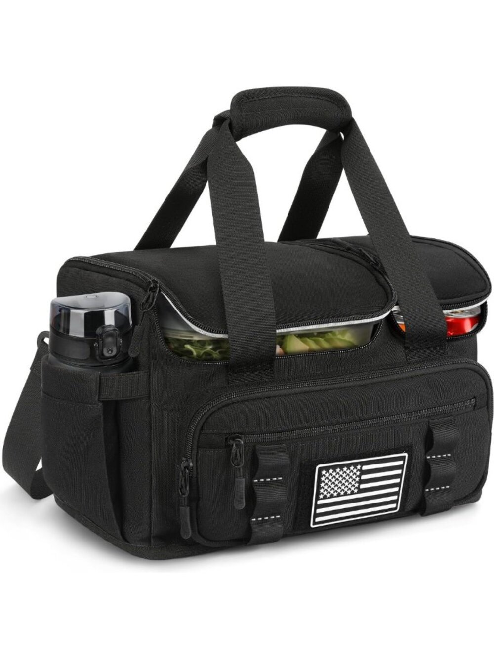 Insulated 20L Lunch Bag for Men | Hot/Cold Compartments | Durable & Stylish